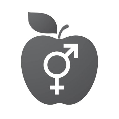 Bir bigender ile izole elma meyve