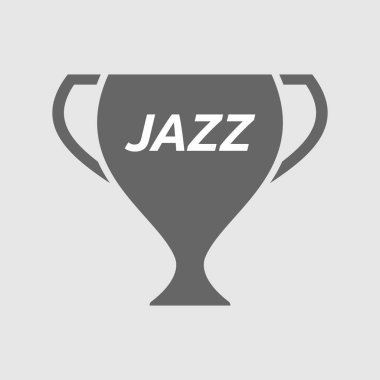 Caz metin izole Kupası