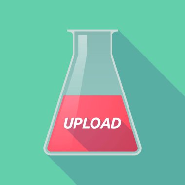 Uzun gölge tüp yükleme metinle