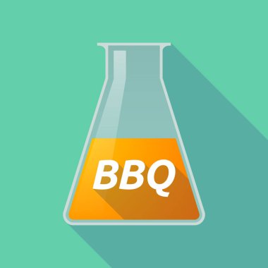 Uzun gölge tüp Barbekü metinle
