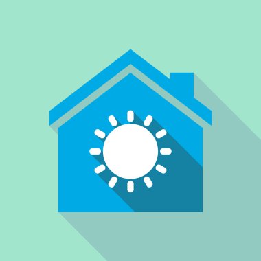 Uzun Gölge Evi bir güneş ile