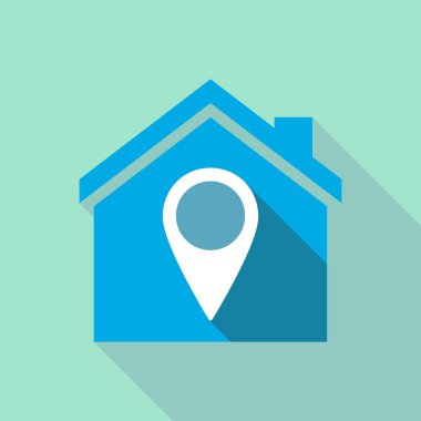 Uzun Gölge Evi bir harita işareti ile