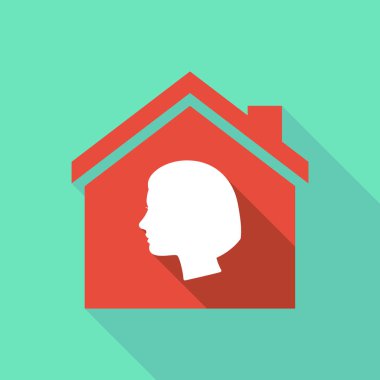 Uzun Gölge Evi kadın bir kafa ile