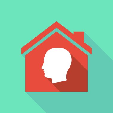 Uzun Gölge Evi erkek bir kafa ile