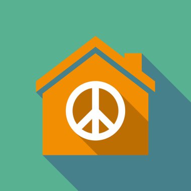 Uzun Gölge Evi barış işareti