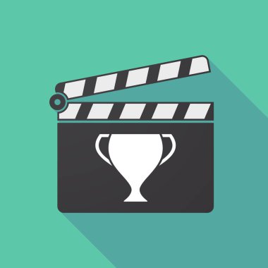 Uzun gölge clapper kurulu ile bir ödül Kupası