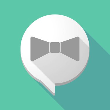 Boyun uzun gölge çizgi roman balon kravat simgesi