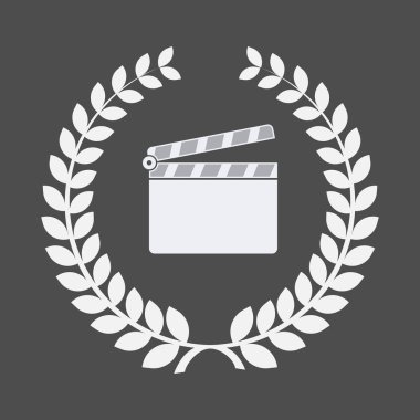 Bir Klaket ile izole defne çelengi