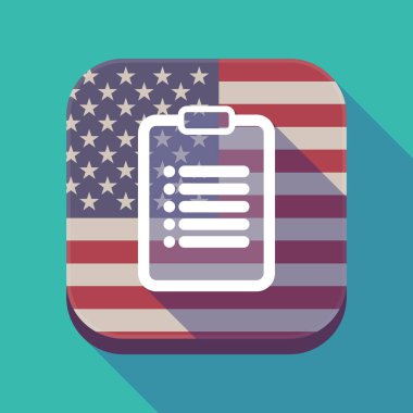 Uzun gölge ABD app düğmesi raporu ile