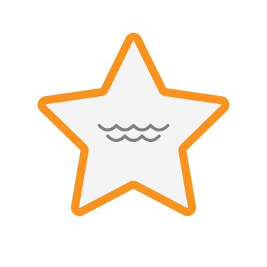 Su Burcu ile izole yıldız