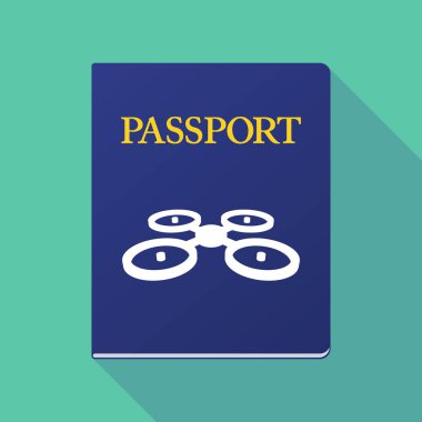 Uzun gölge passport quadcopter drone ile