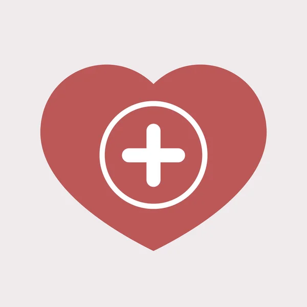 Bir miktar işareti ile izole kalp — Stok Vektör