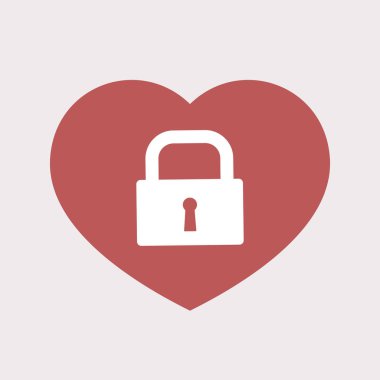 Kapalı kilit pad ile izole kalp