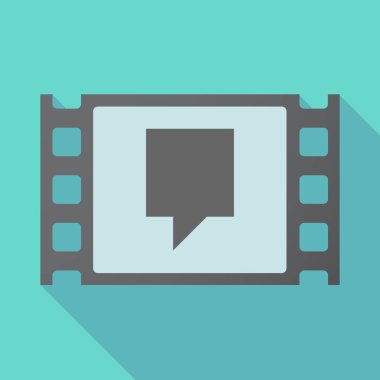 Uzun gölge çerçeve bir araç ipucu ile