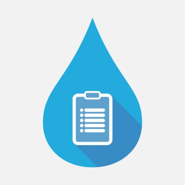 Bir raporu ile izole su damlası