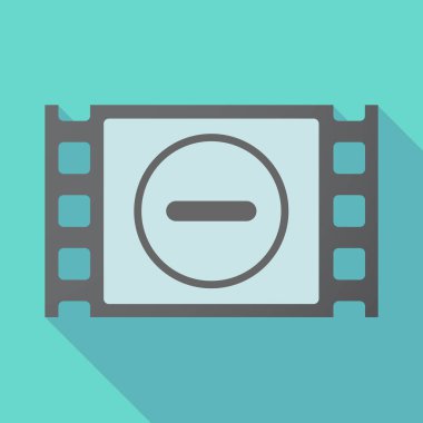 Uzun gölge çerçeve çıkarma işareti ile