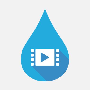 İzole su ile multimedya bir işaret bırak