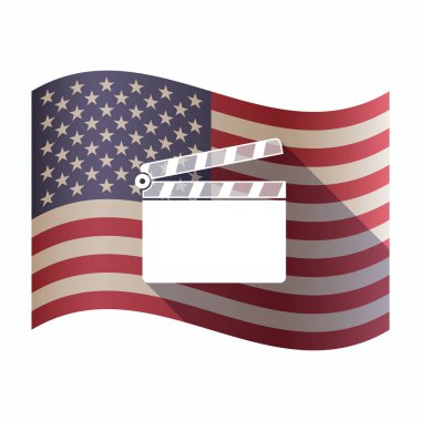 Bir Klaket ile izole ABD bayrağı