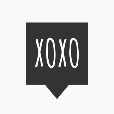 Xoxo metinle izole araç ipucu