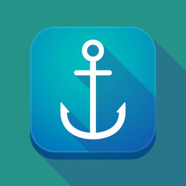 Uzun gölge app düğmesini bir çapa ile