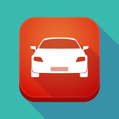 Uzun gölge app düğmesini bir araba ile