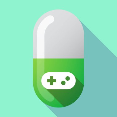 Uzun gölge hap ile oyun tablası