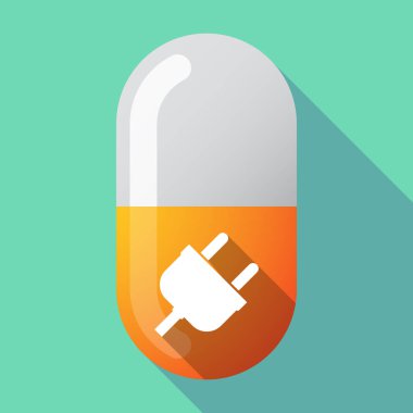 Uzun gölge hap bir fiş ile