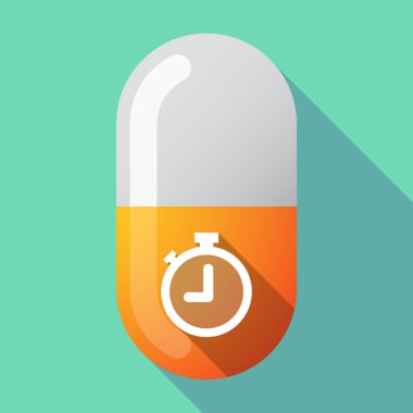 Uzun gölge hap zamanlayıcı ile