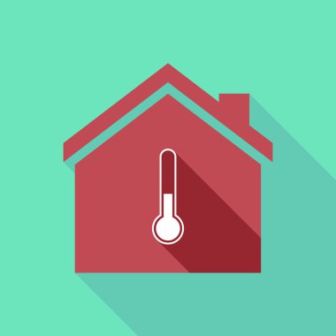 Uzun Gölge Evi bir termometre simgesiyle