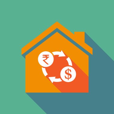 Uzun Gölge Evi Rupisi ve Doları döviz işaretiyle