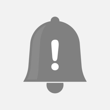 Exclamarion işareti ile izole çan