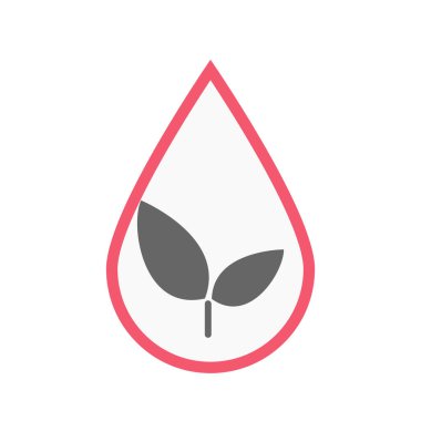 Bir üretim tesisi ile izole kan damlası