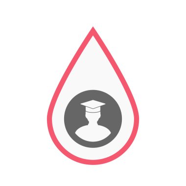 Bir öğrenciyle izole kan damlası