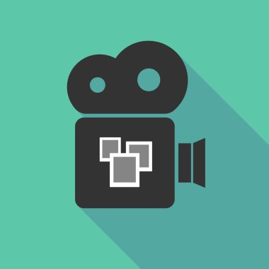 Uzun gölge kamera ile bir kaç fotoğraf