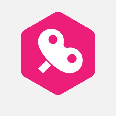 Bir oyuncak krank ile izole altıgen