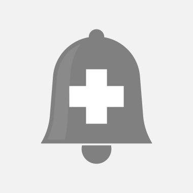 Bir eczane işareti ile izole çan