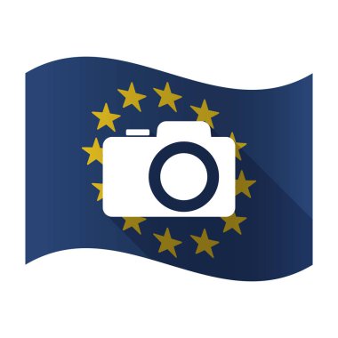 Bir fotoğraf makinesi ile izole AB kusur