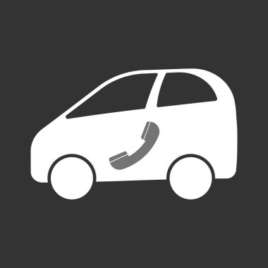 Bir telefon ile izole elektrikli otomobil