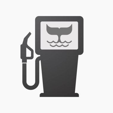 Bir balina kuyruğu ile izole yakıt pompası