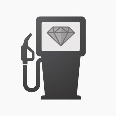 Bir elmas ile izole yakıt pompası