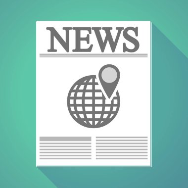 Uzun gölge gazete dünya Küre