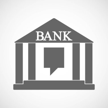 Bir araç ipucu ile izole banka simgesi