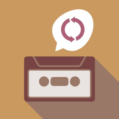 Uzun gölge kaset ile 