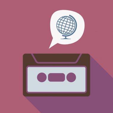 Uzun gölge kaset tablo dünya Küre