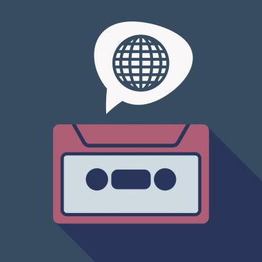 Uzun gölge kaset dünya Küre