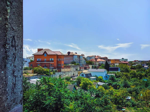 Binalar Ağaçlar Sivastopol — Stok fotoğraf