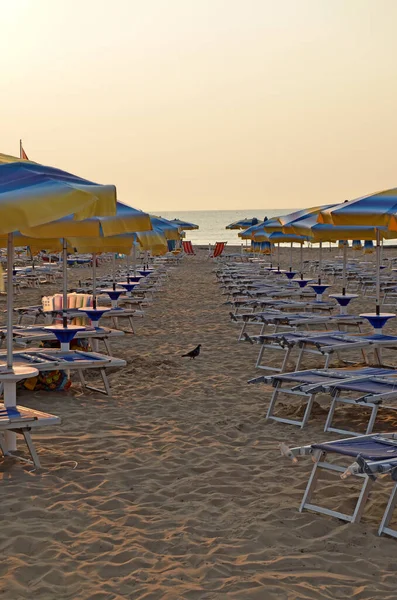 Спустошений Спустошений Пляж Lido Jesolo Italy — стокове фото