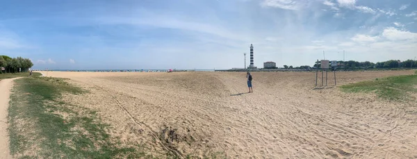 Faro Piave Vecchia Italia Faro Nel Pomeriggio — Foto Stock