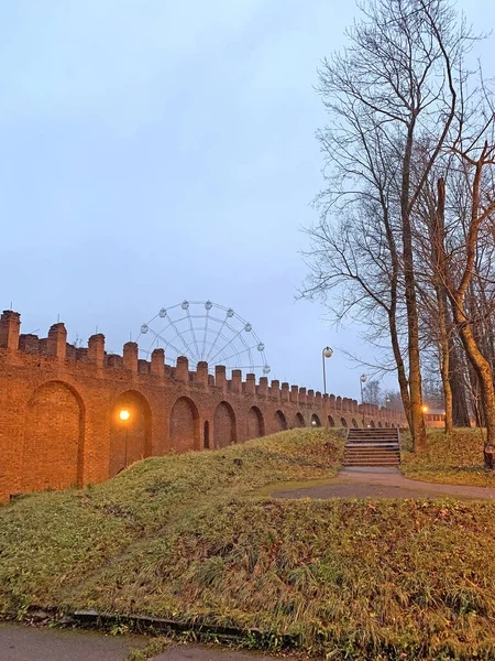 Центральний Парк Культури Сад Ріста Лопатинського Парк Центрі Смоленська Одна — стокове фото