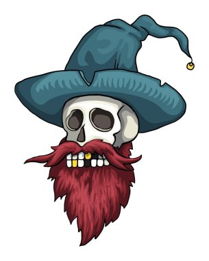 Sihirbazı kürek kırmızı sakallı